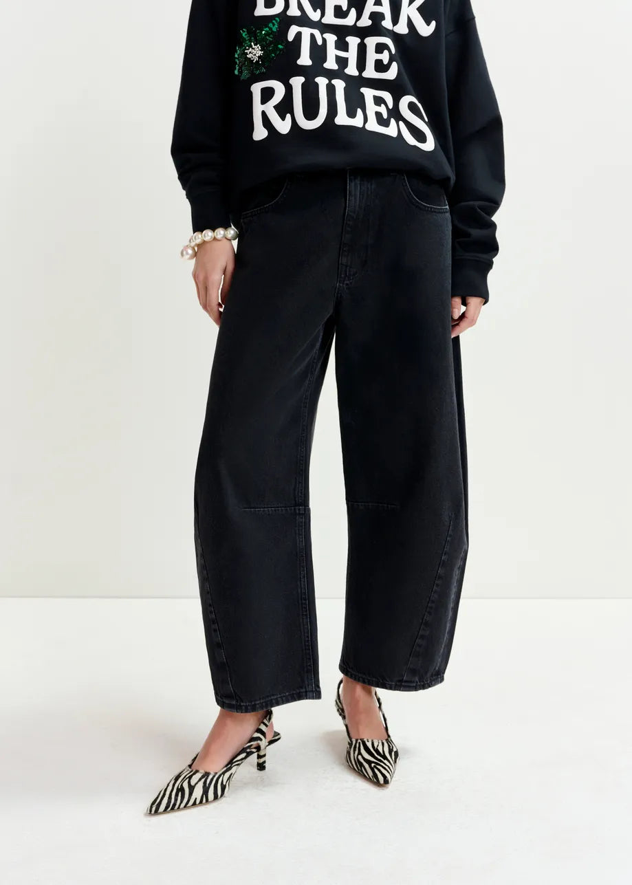 Interstellar jeans negro