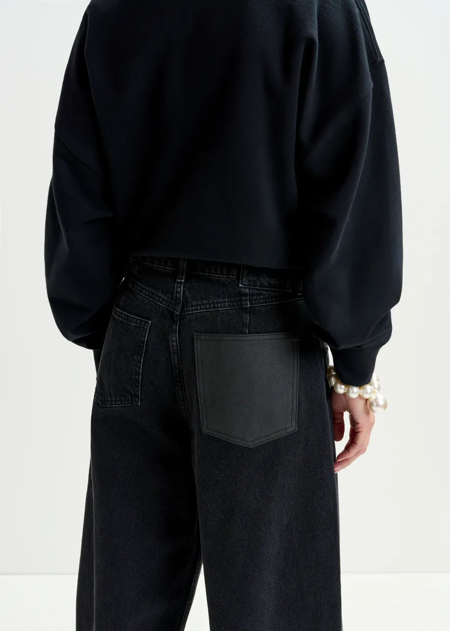 Interstellar jeans negro