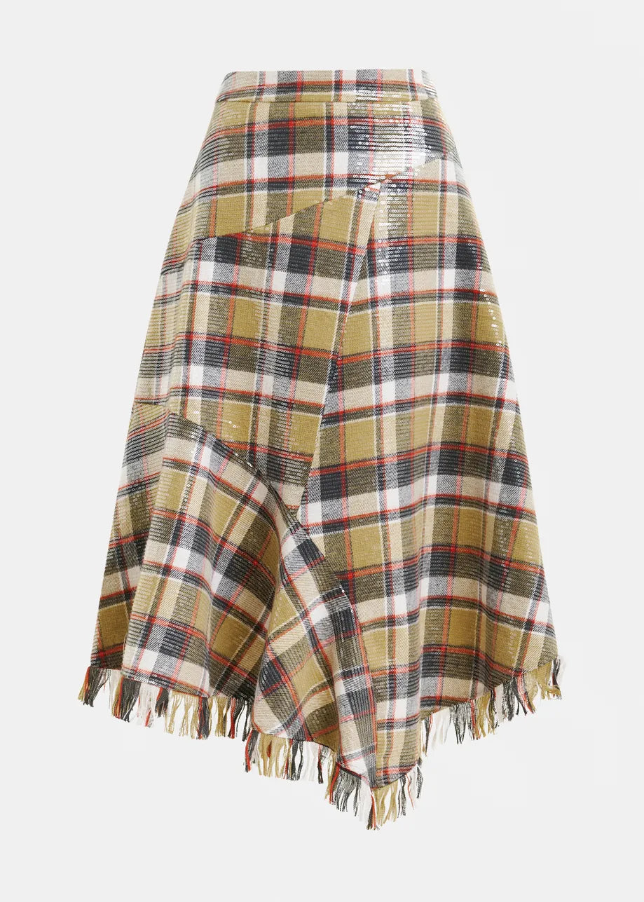 Iplaid falda