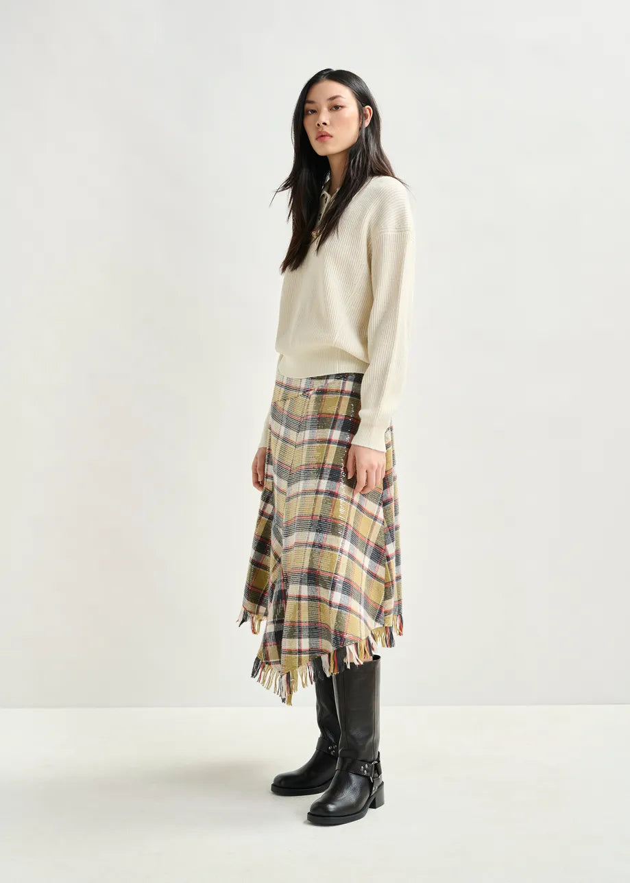 Iplaid falda