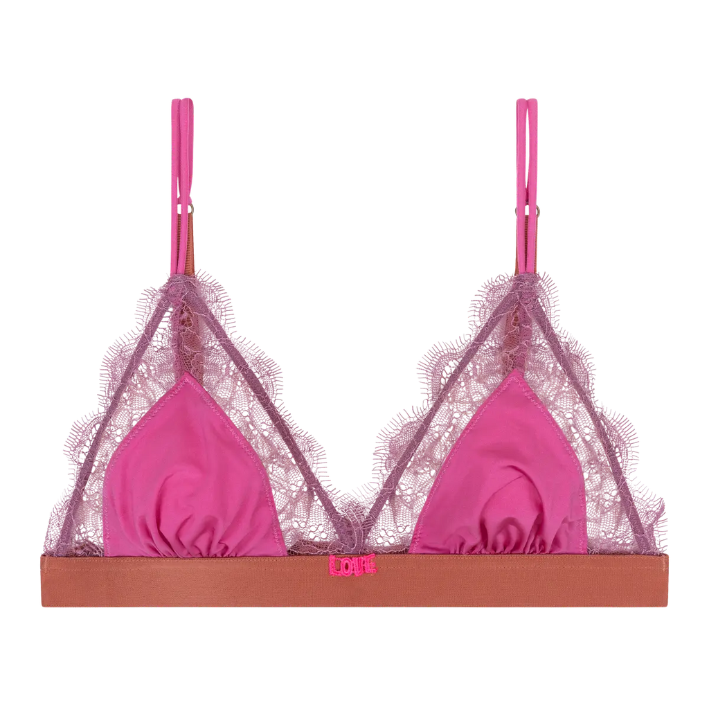 Love Lace sujetador rosa