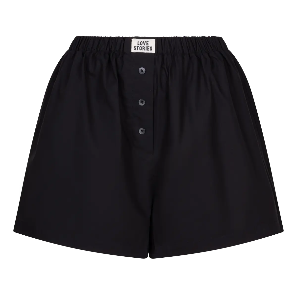 James Short Negro — Pijama Bóxer 100% Algodón Orgánico | Love Stories