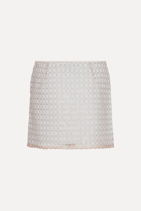 Beaded mini Skirt