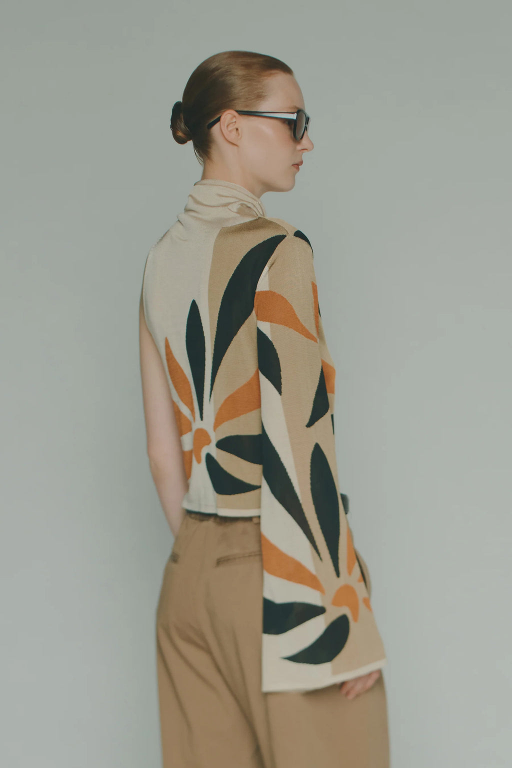 Jersey Lurex Asimétrico