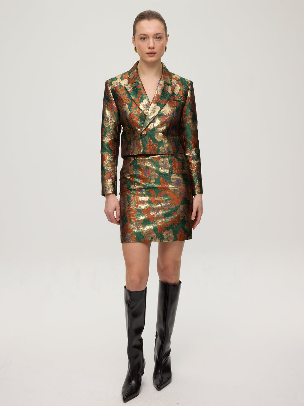 Mini falda State flores