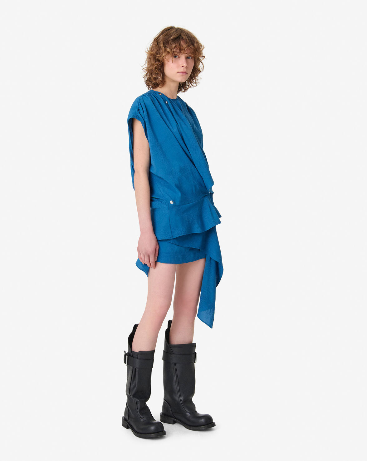 Pully falda blue