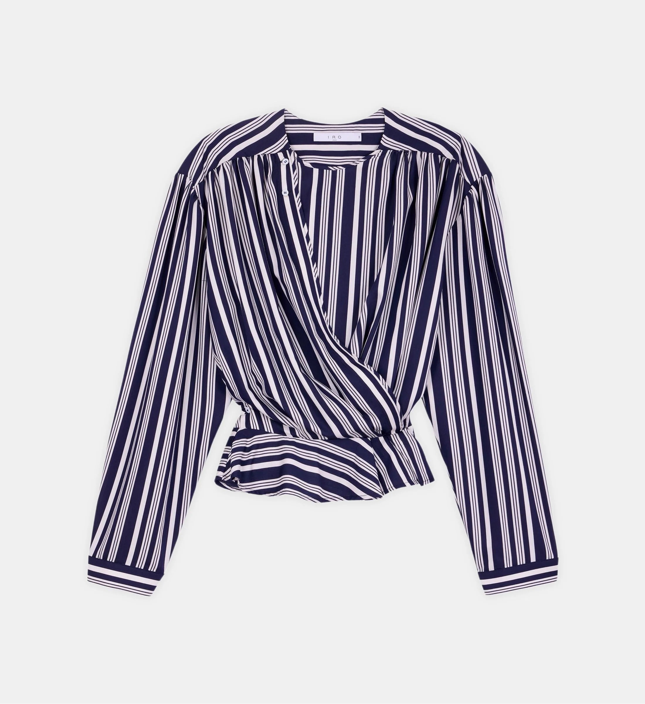 Uliah Camisa — Tejido Fluido Manga Larga Estampado | IRO Paris