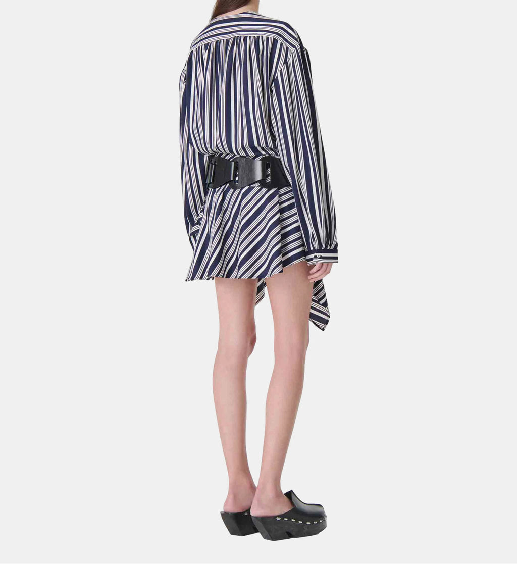 Uliah Camisa — Tejido Fluido Manga Larga Estampado | IRO Paris
