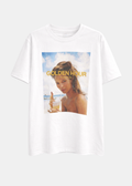 Golden Hour Camiseta — Algodón Estampado Golden Hour Manga Corta | Elité París