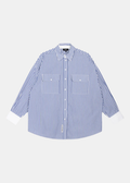 Camisa Puños Alix — Algodón Puños Contrastados Manga Larga | Alix the Label