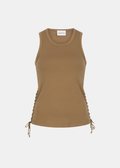 Bella Top — Algodón Orgánico Tirantes Encaje | Love Stories