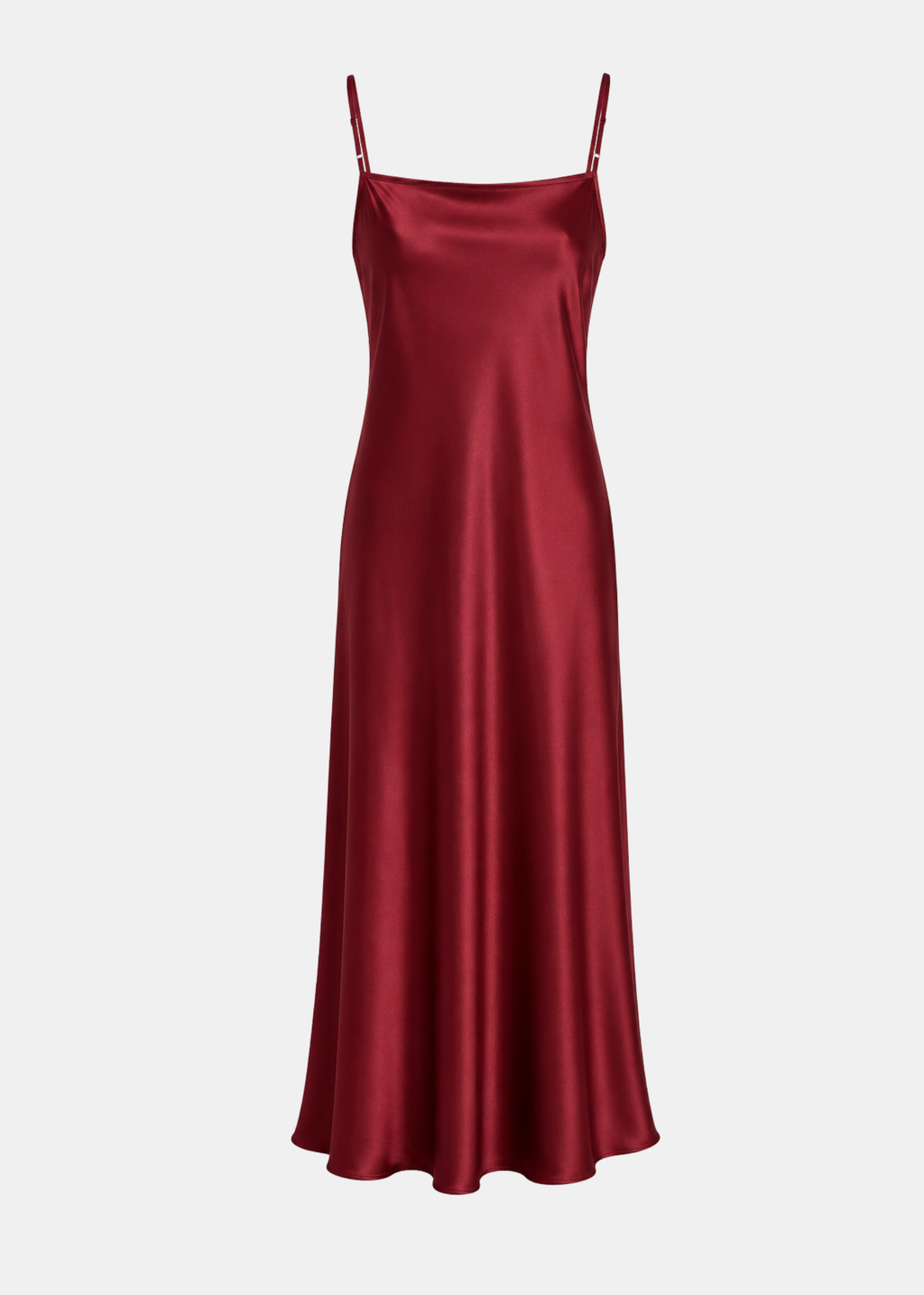 Vestido Mireya borgoña