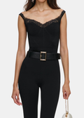 Black Knitted Vest.