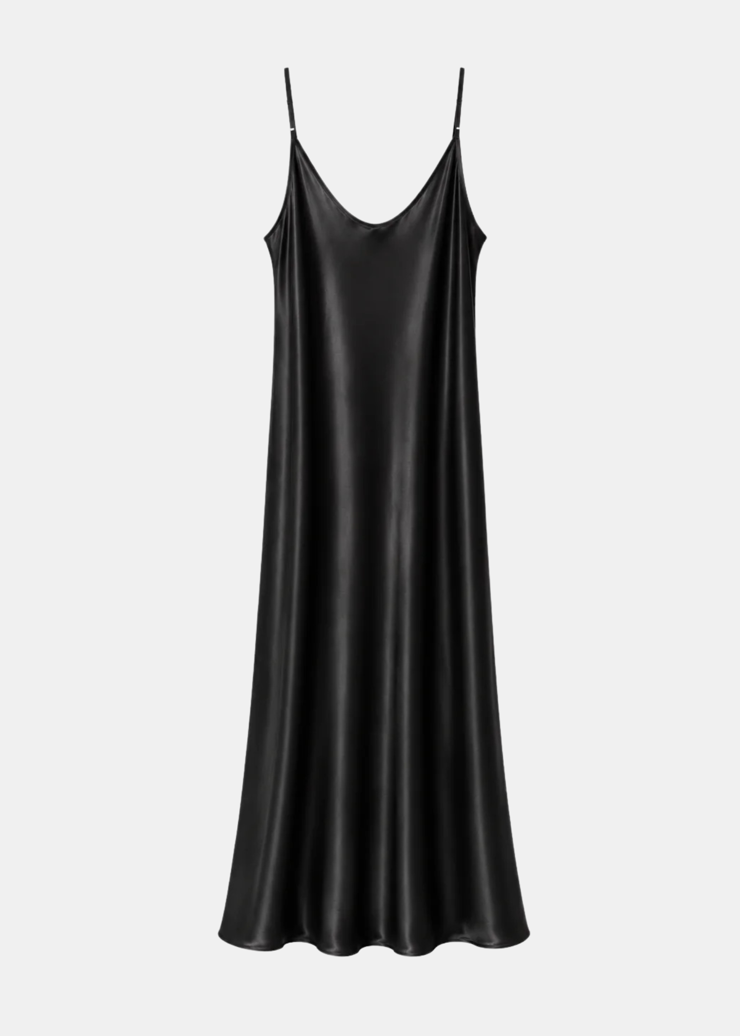 Vestido tirantes básico negro.