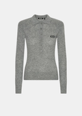 Wool longsleeve polo.