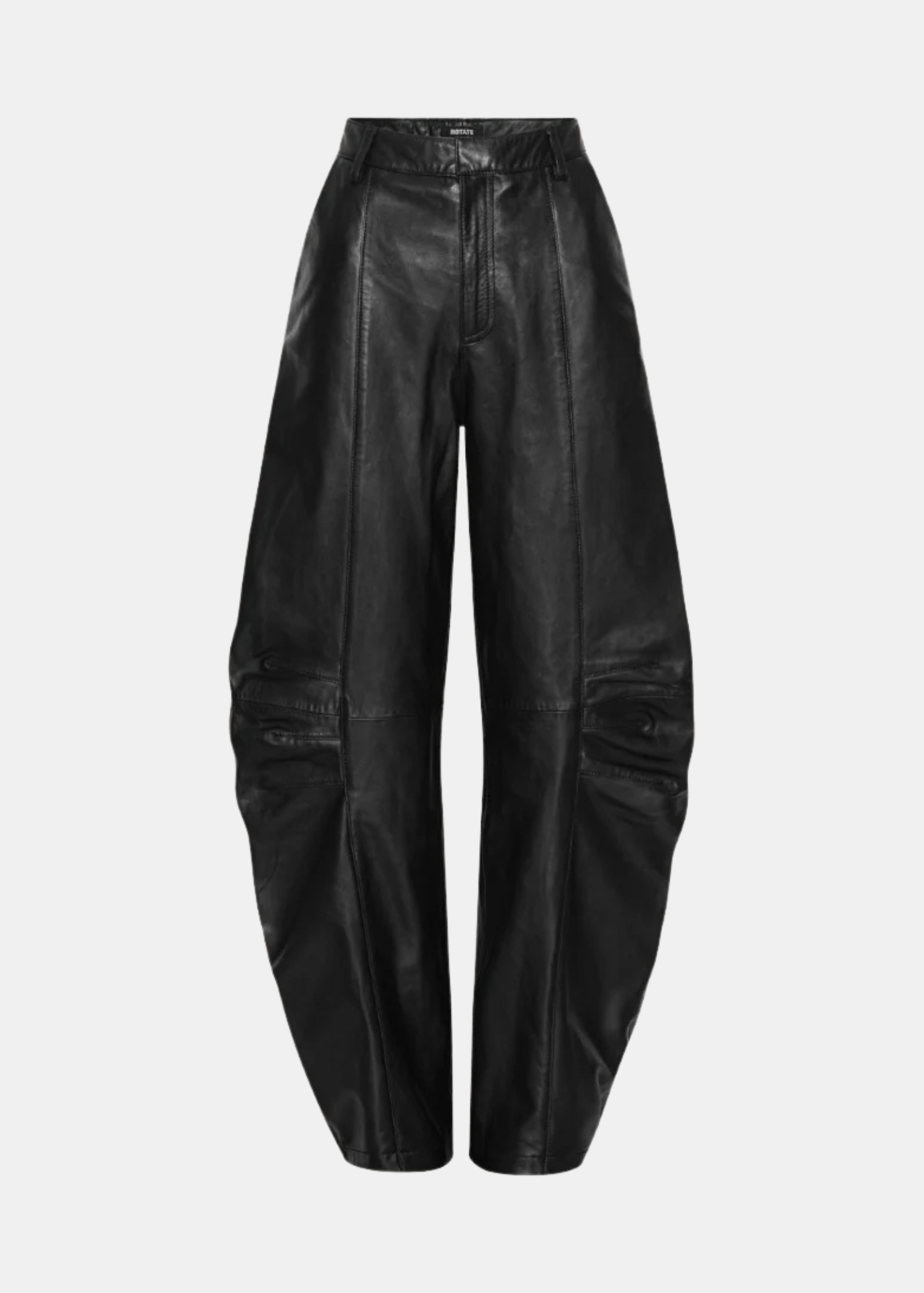 Leather cargo pantalón.