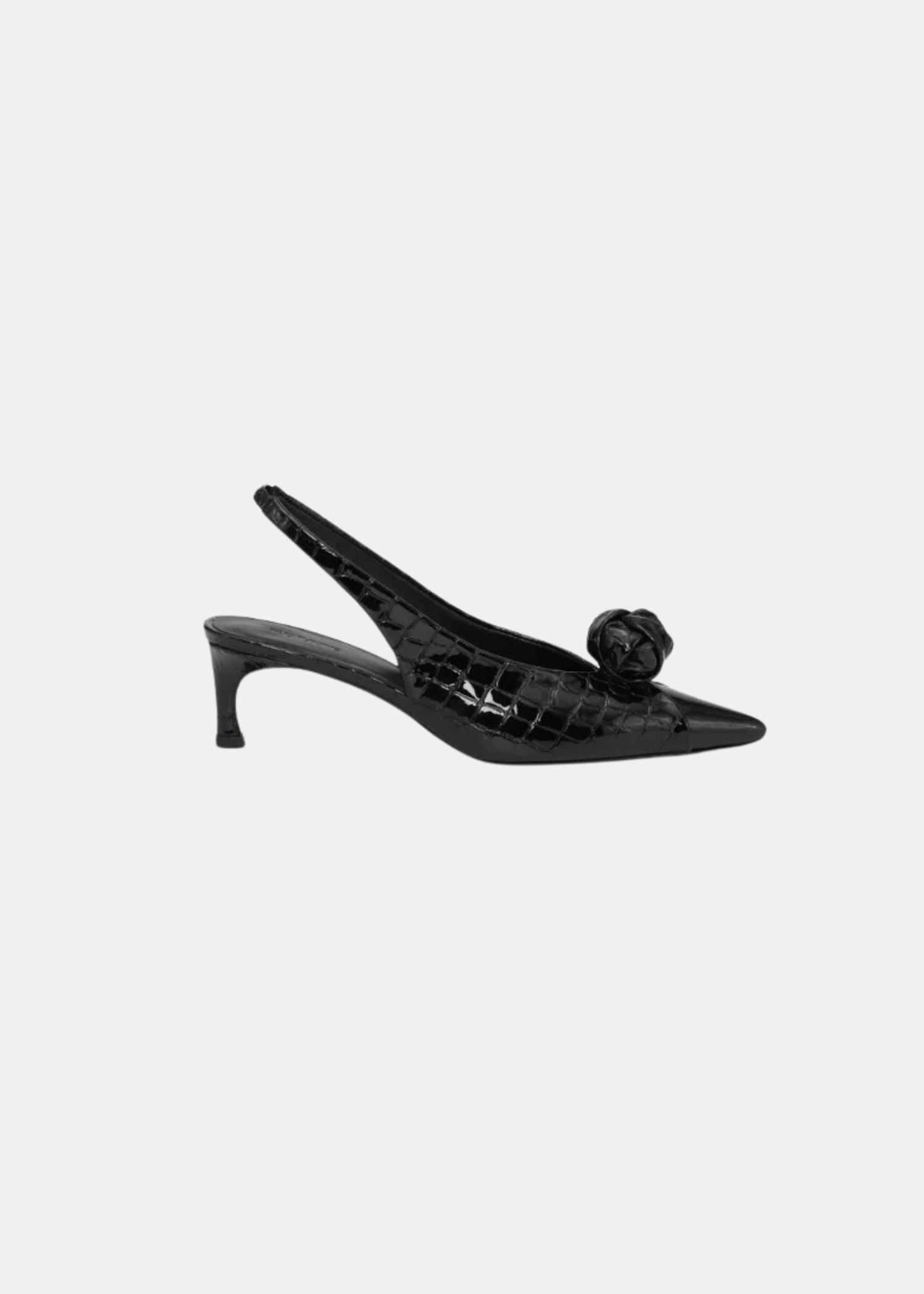 Slingback negro.