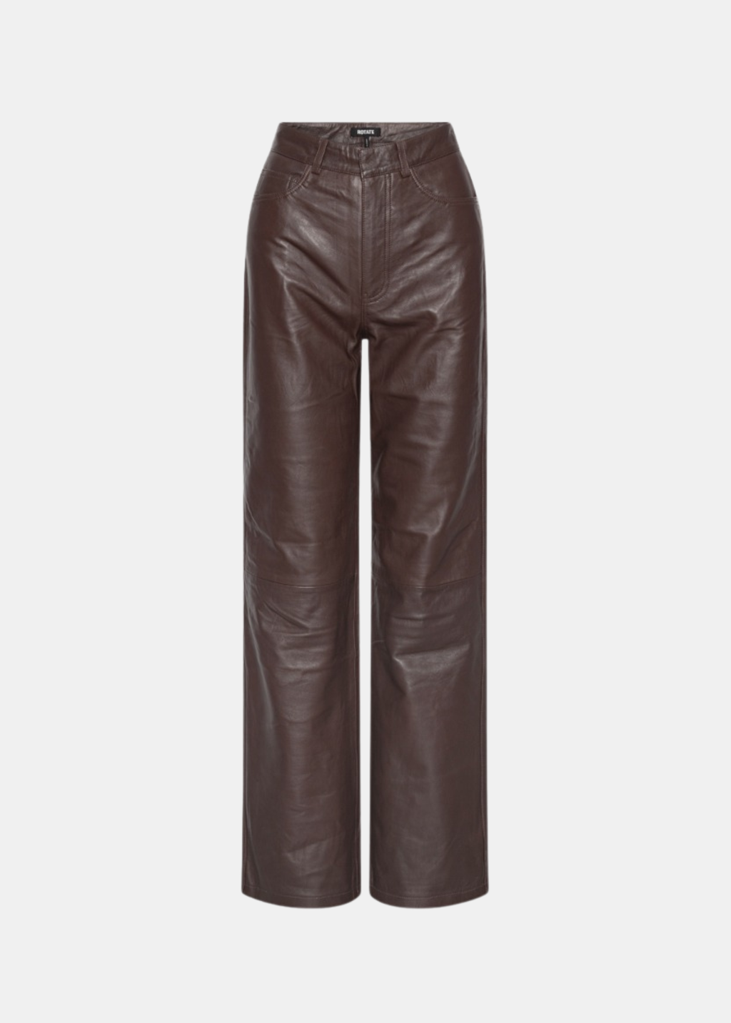 Straight Leather Pants.
