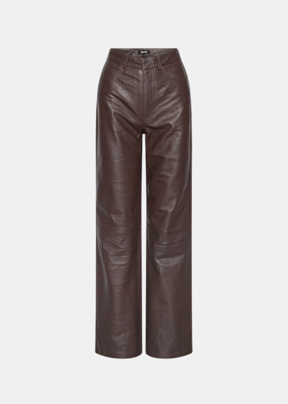 Straight Leather Pants.