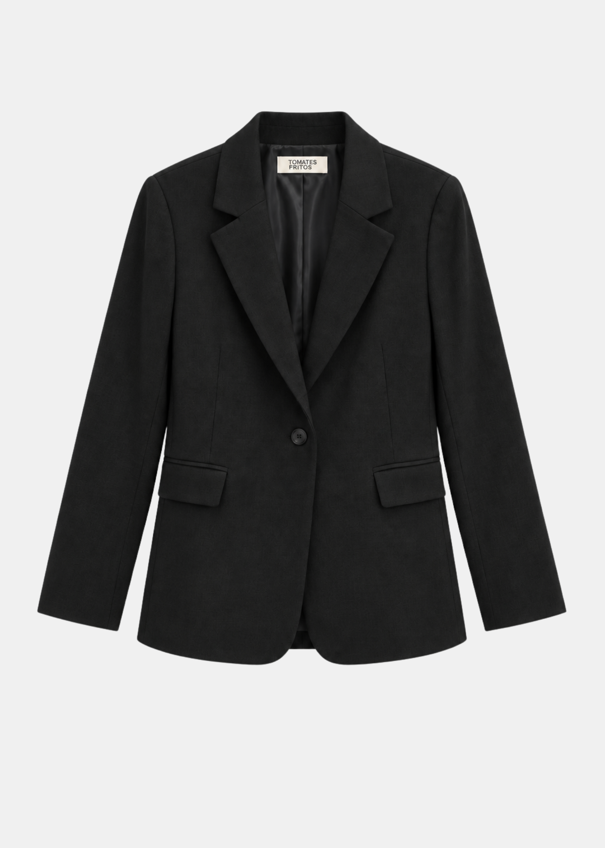 Americana básica negra.