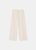 Perf Pantalón Piedra — Tejido Fluido Tiro Alto Corte Recto | Hartford