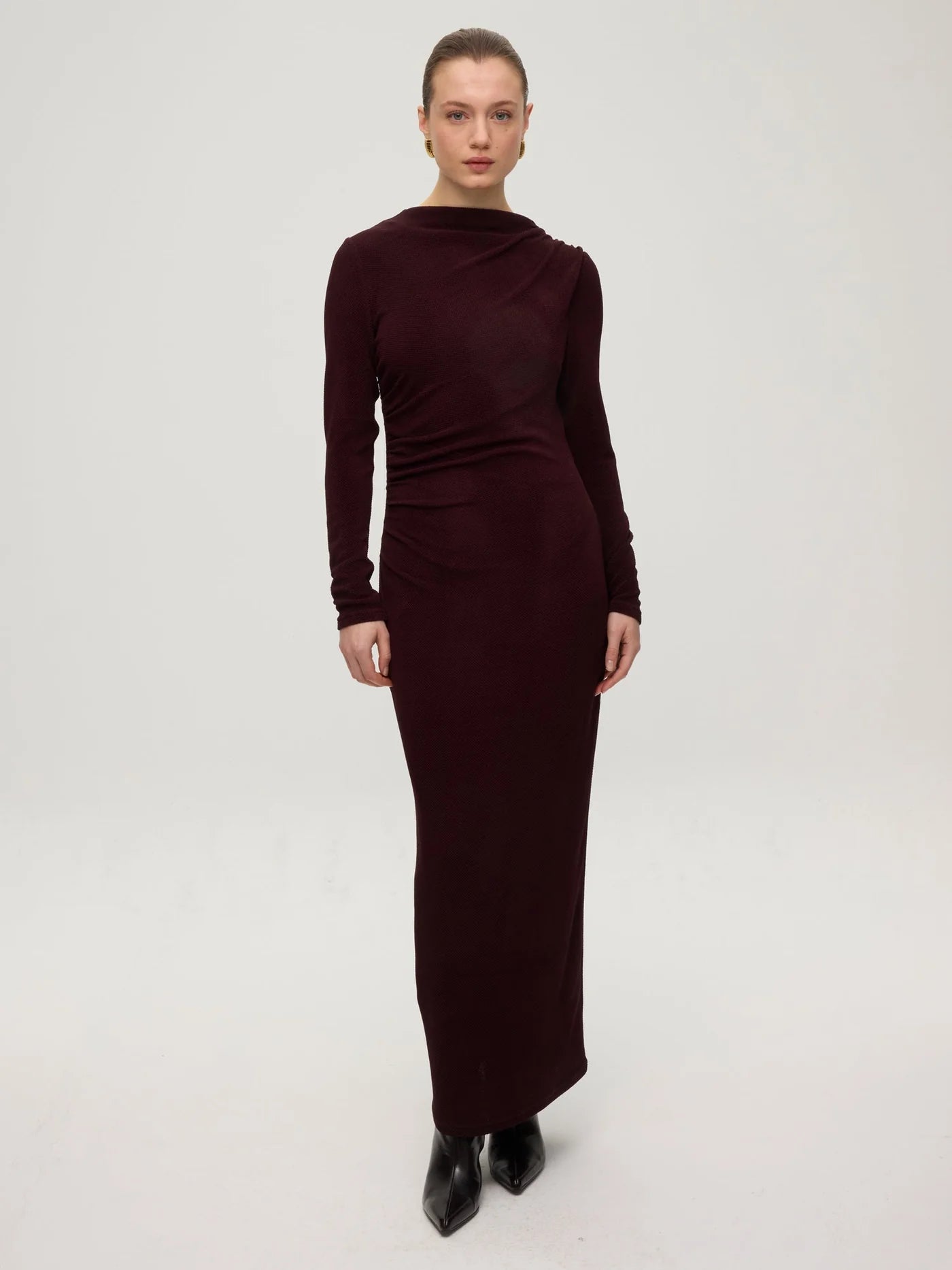 Eiffel vestido marrón