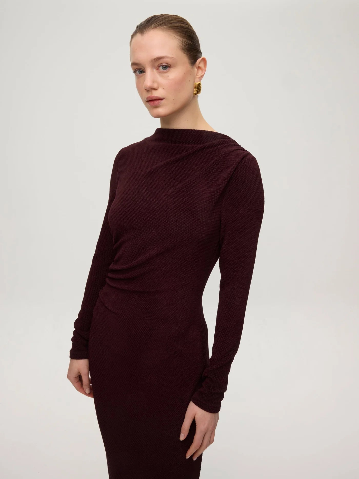 Eiffel vestido marrón