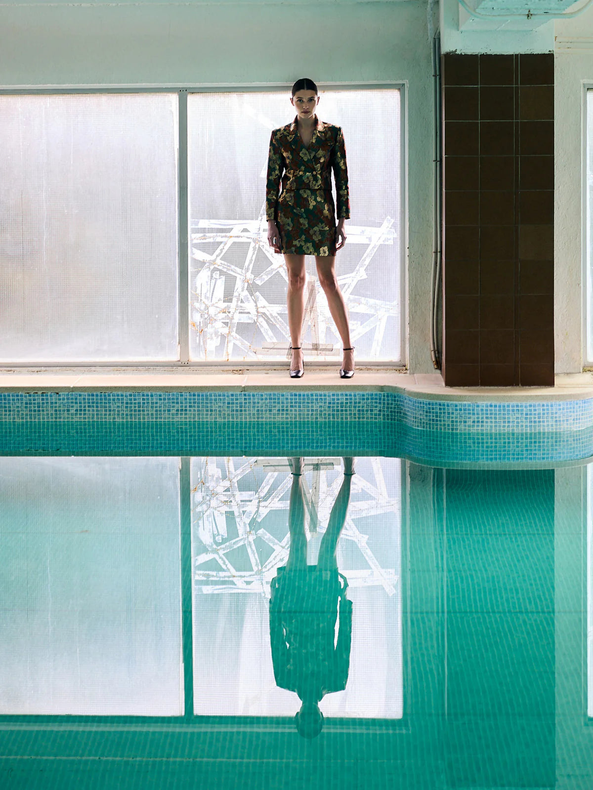 Mini falda State flores