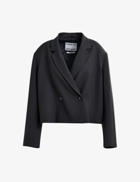Itzel croped blazer raya diplomática antracita