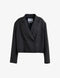 Itzel croped blazer raya diplomática antracita
