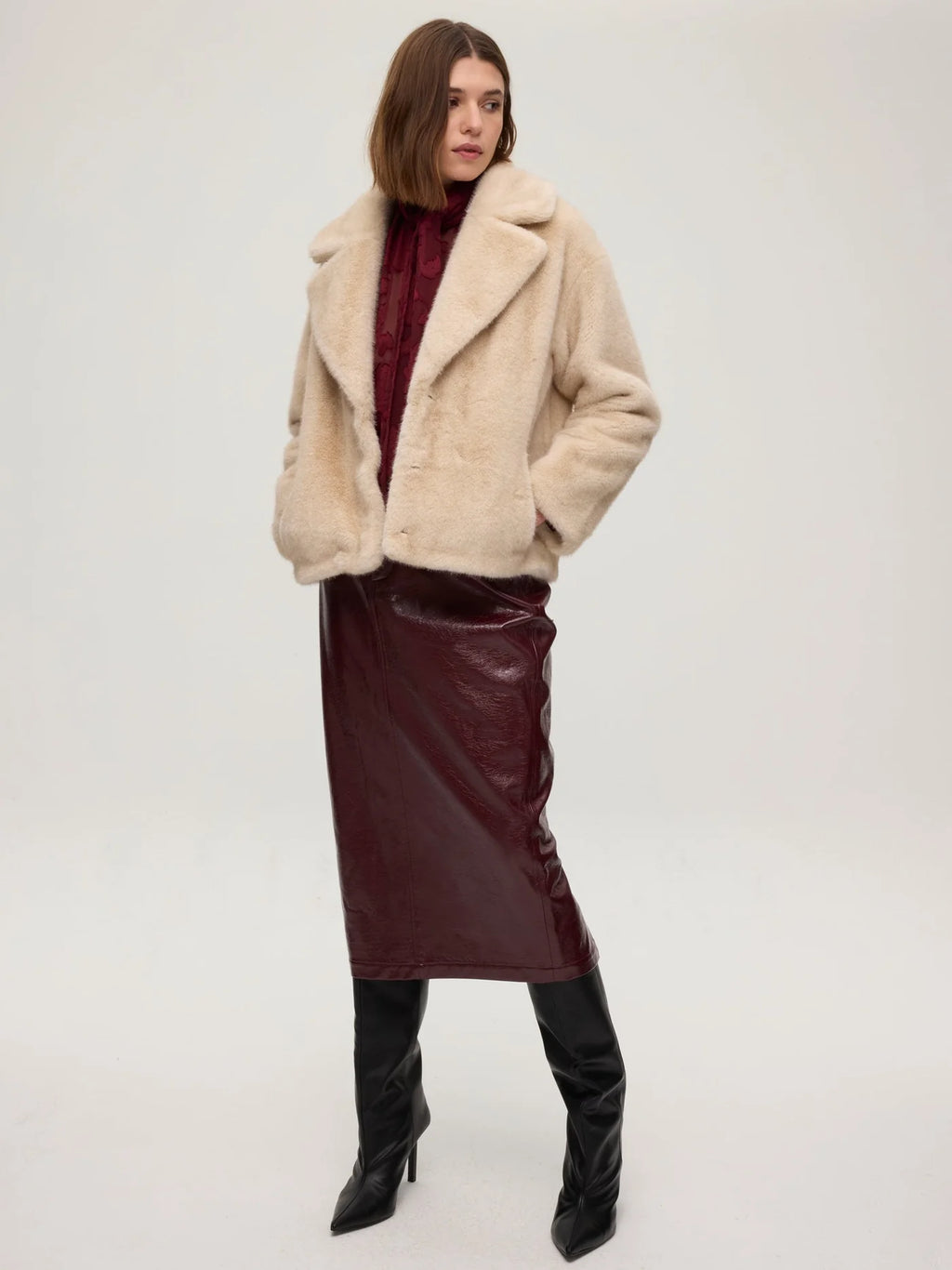 Freeway Chaquetón ecru