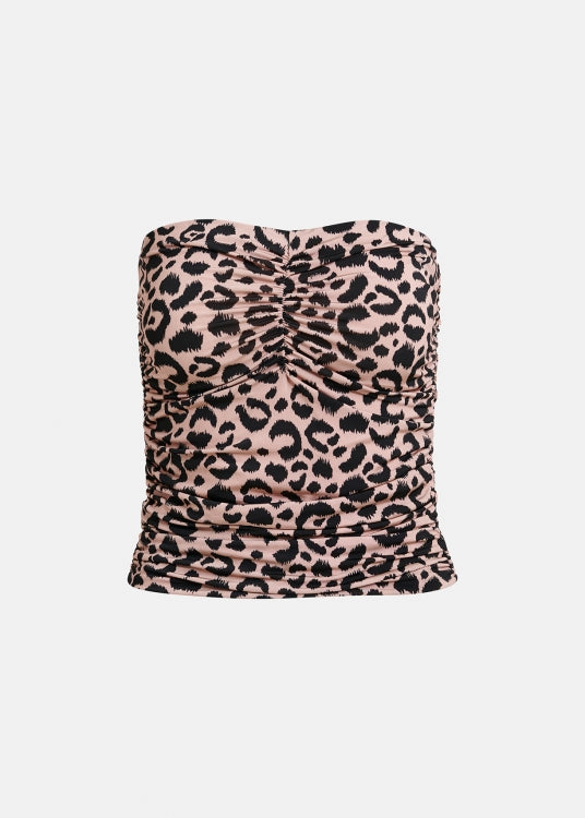 Jambeau Top — Tejido Fluido Sin Mangas Estampado | Essentiel Antwerp