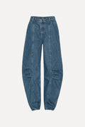 Denim Cargo Pants