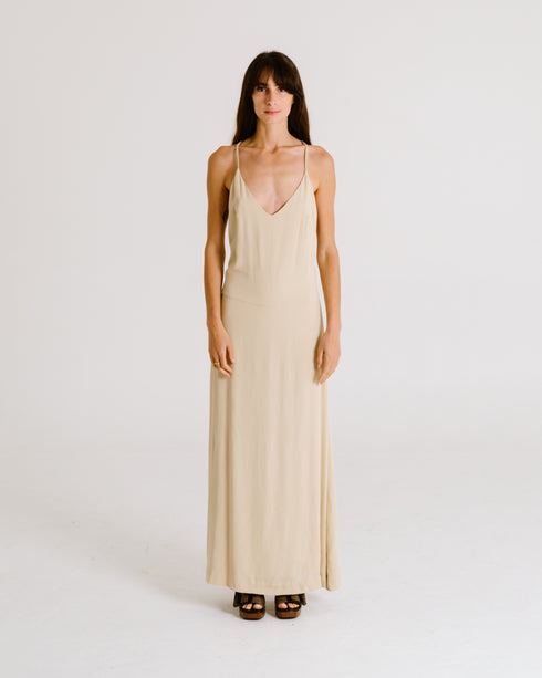 Mar vestido beige