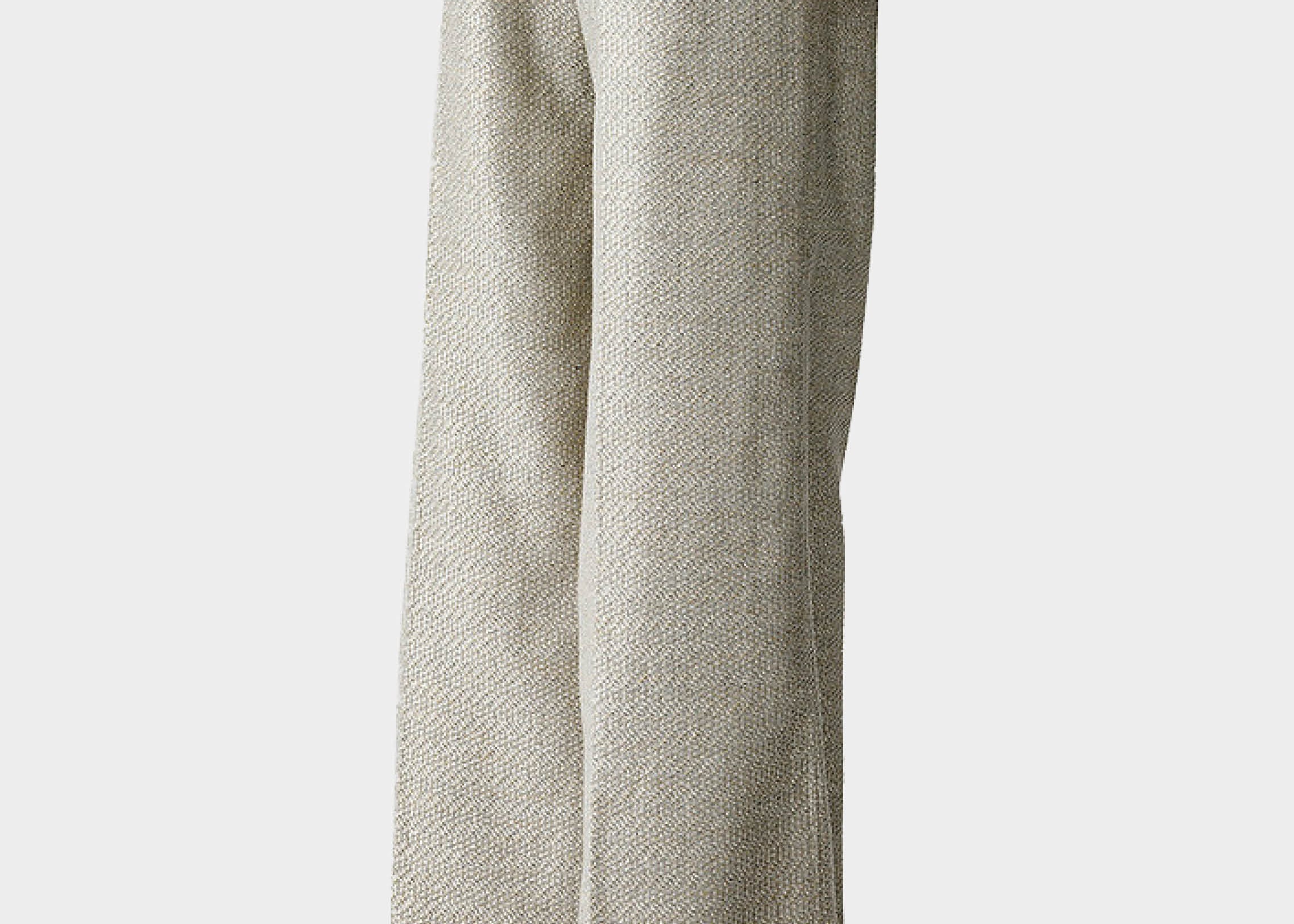Pantalón wide leg de la firma italiana Forte Forte. Algodón lurex en color plateado. Cintura con trebillas y bolsillos laterales. Envíos gratuitos a partir de 200€. Devoluciones fáciles.